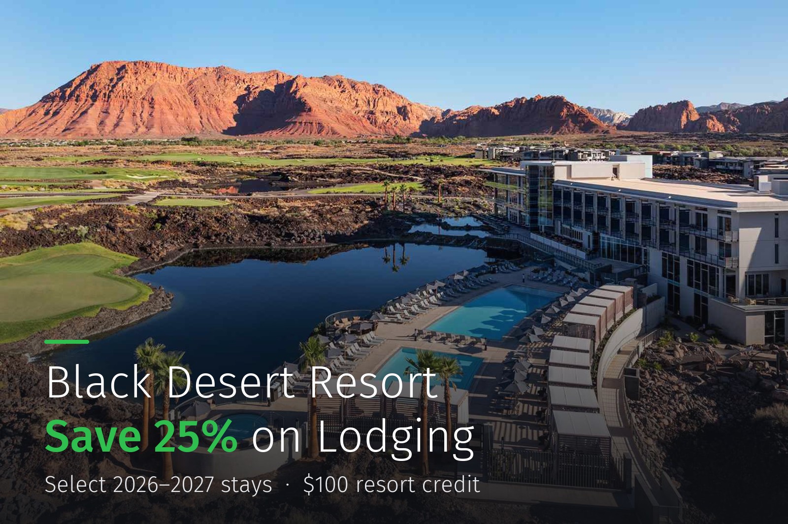 Black Desert Resort Golf Deal: Save 25% on Select 2026–2027 Stays